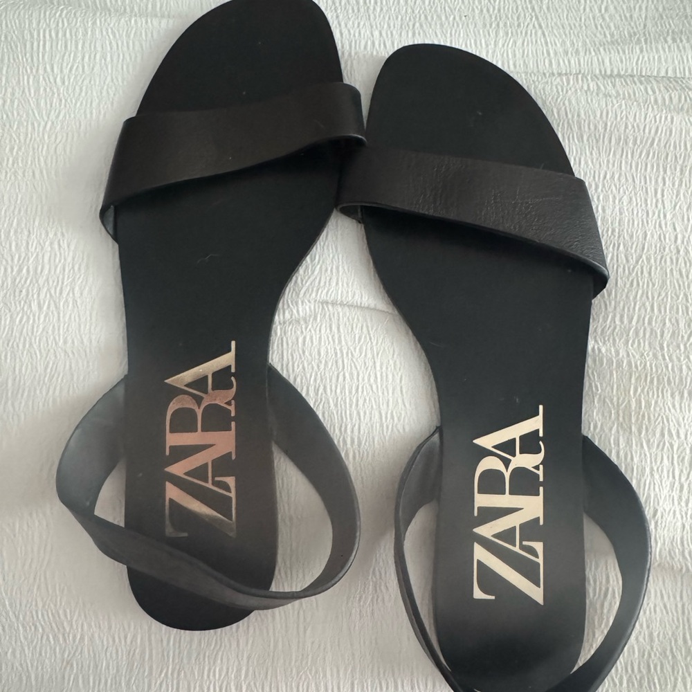 Zara Women's Elegant Black Sandals